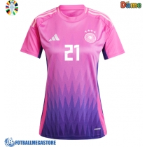 Fotballdrakt Dame Tyskland Ilkay Gundogan #21 Bortedrakt EM 2024 Kortermet